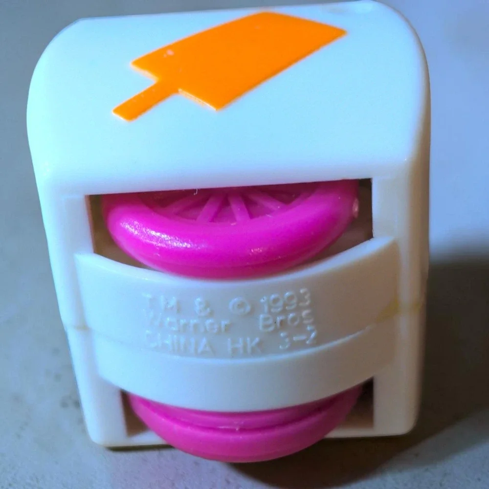 Warner‎ Bros Animaniacs Dot Ice Cream Cart Rolling Toy 1993 Vintage Figure 90s